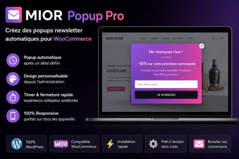 MIOR POPUP - Plugin Popup