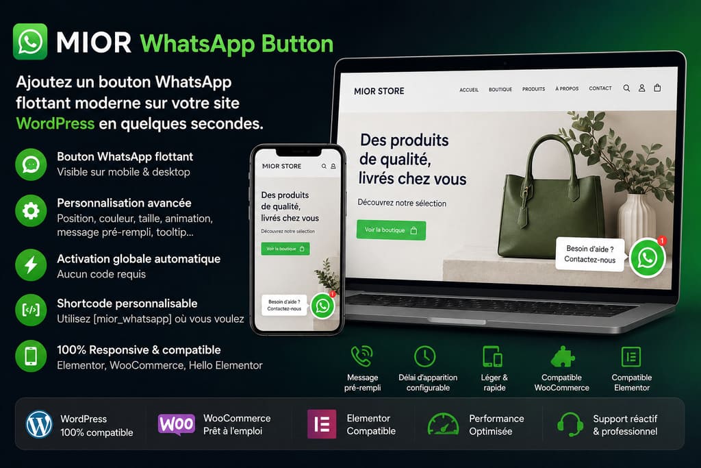 MIOR WhatsApp Button